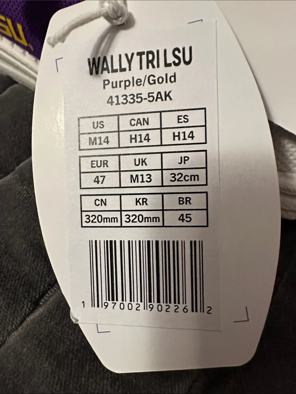 Hey Dude Men’s LSU Canvas Slip-On Loafers with Purple & Yellow Accents